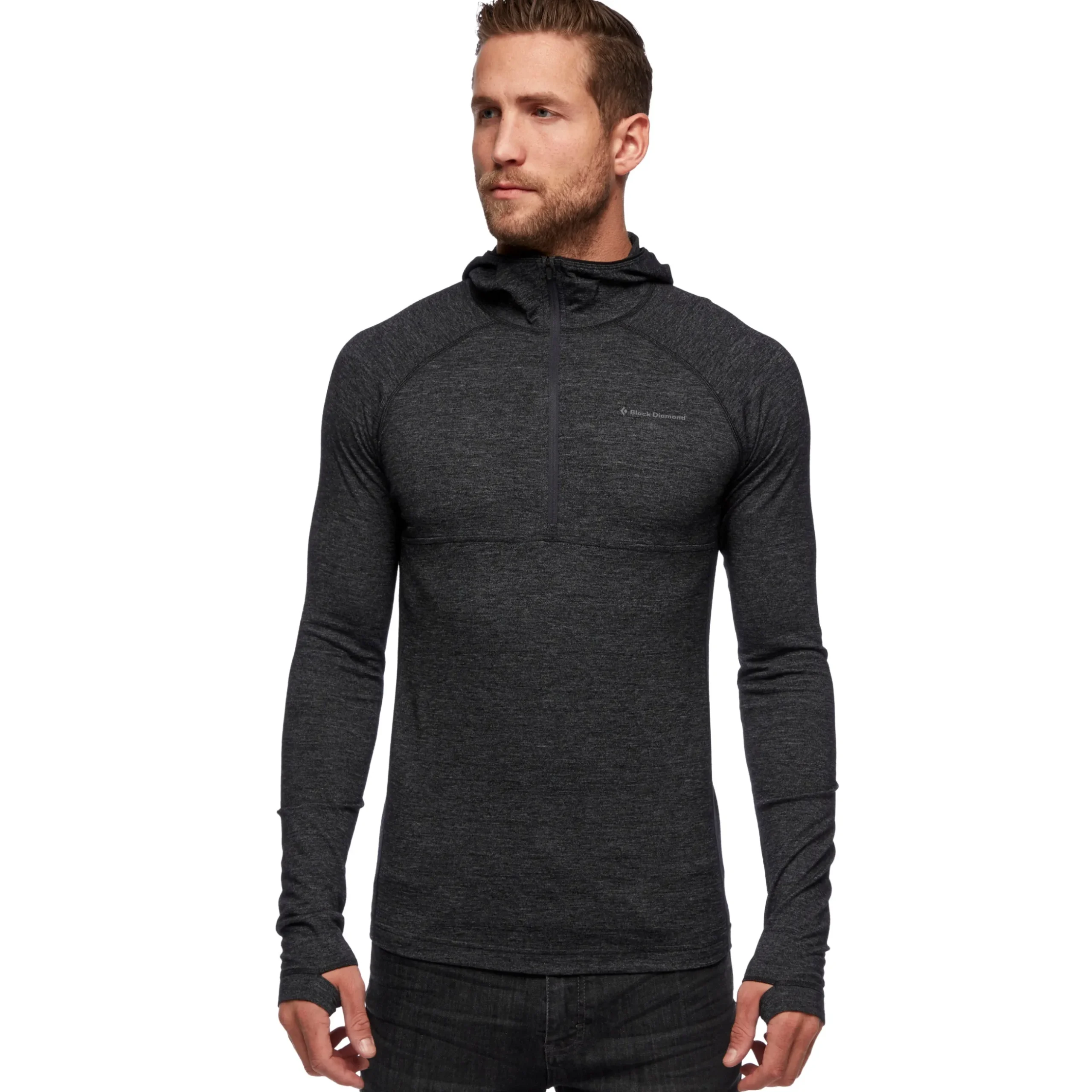 Men's Solution 150 Merino Baselayer Crew Half Zip Hoody