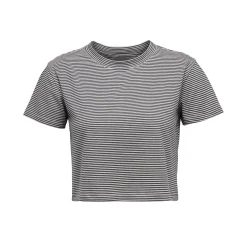 Women's BD Stripe Crop Short Sleeve Tee