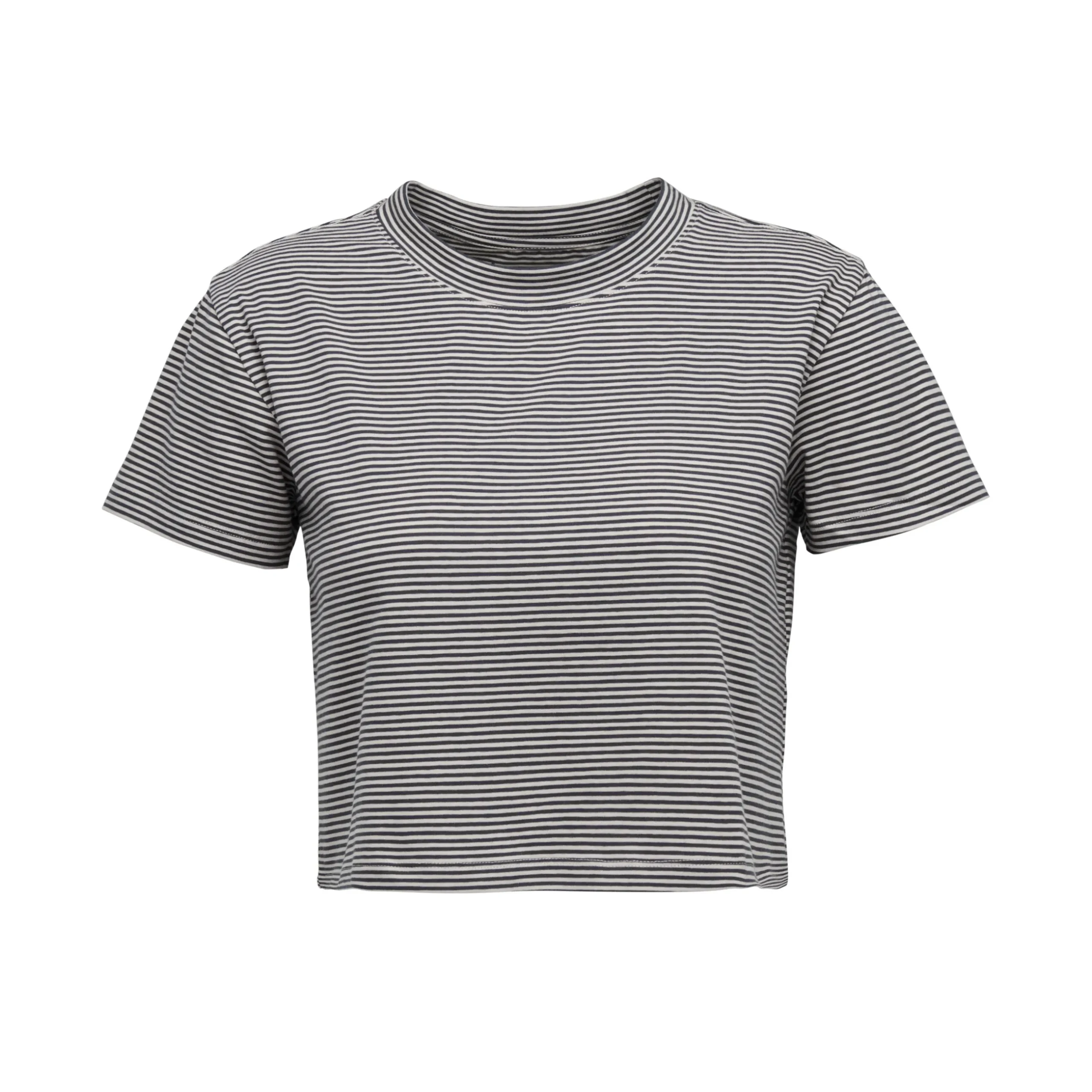 Women's BD Stripe Crop Short Sleeve Tee