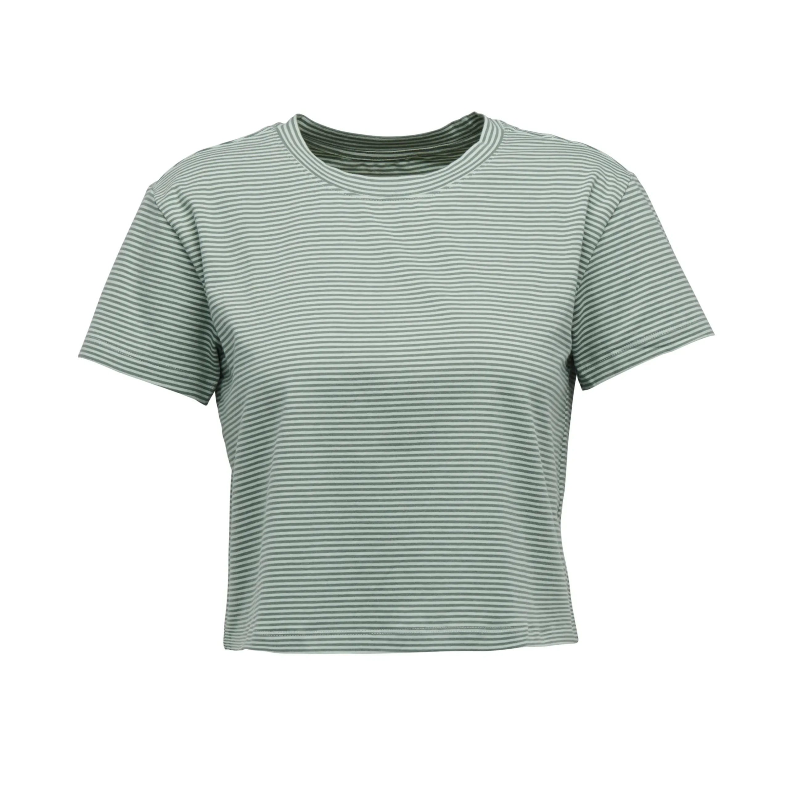 Women's BD Stripe Crop Short Sleeve Tee