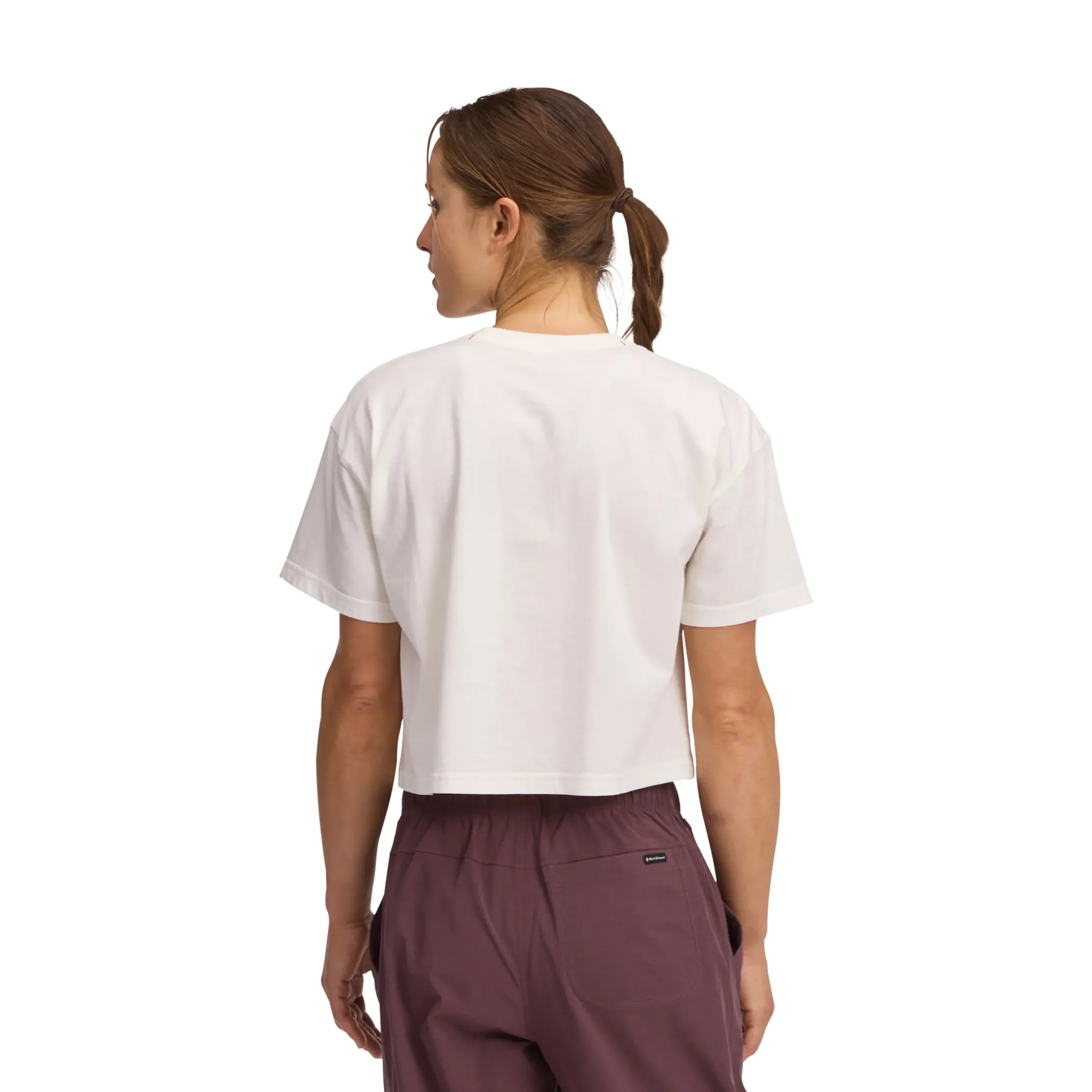 Women's Diamond Crop Short Sleeve Tee