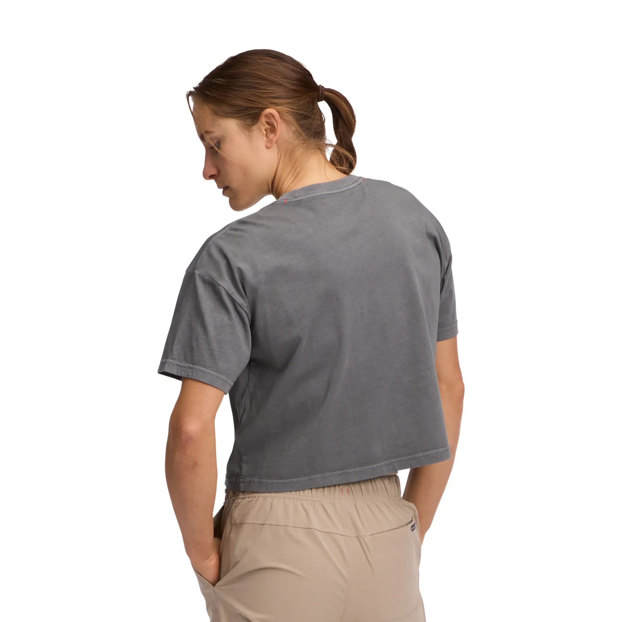 Women's Diamond Crop Short Sleeve Tee
