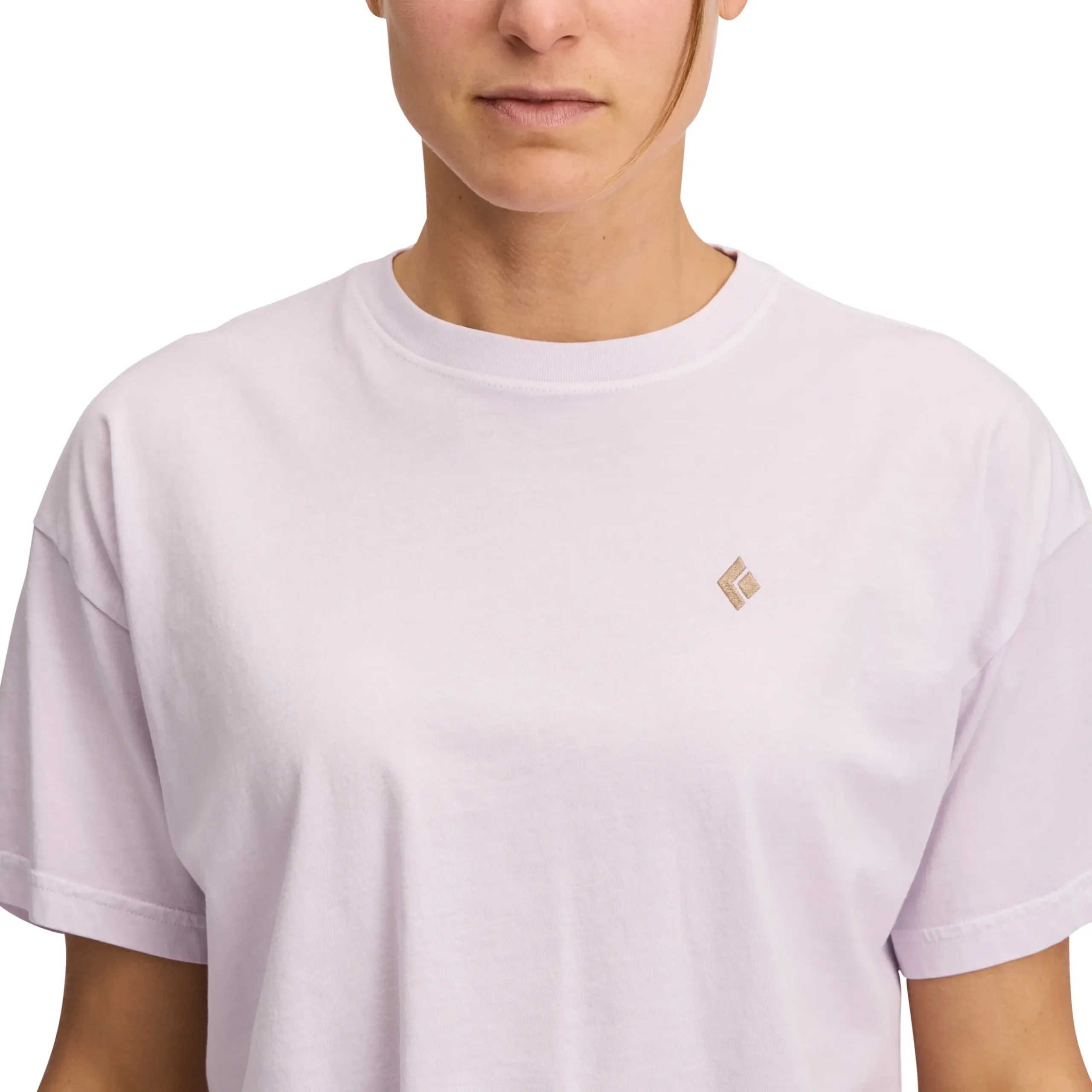 Women's Diamond Crop Short Sleeve Tee