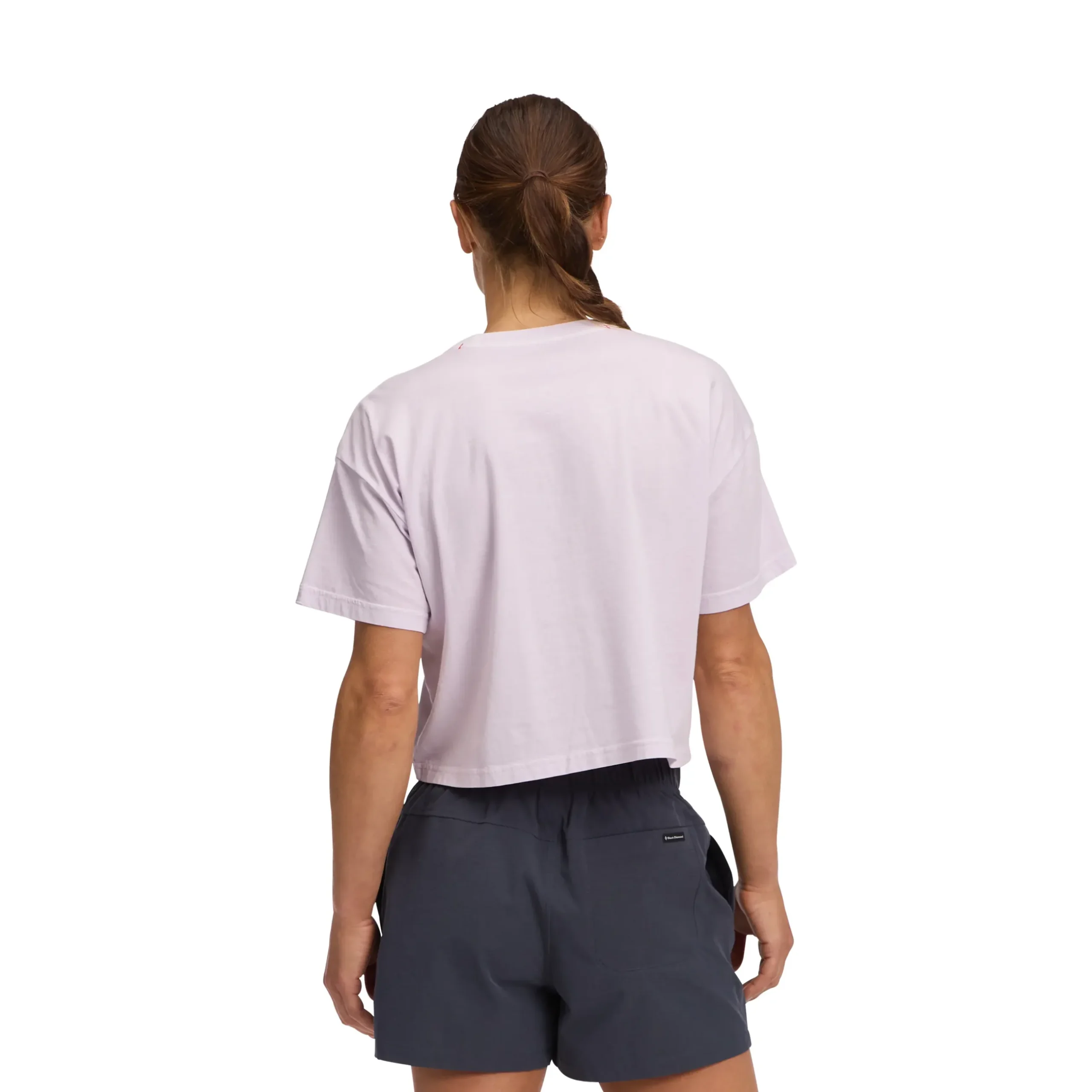 Women's Diamond Crop Short Sleeve Tee
