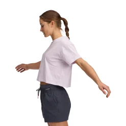 Women's Diamond Crop Short Sleeve Tee