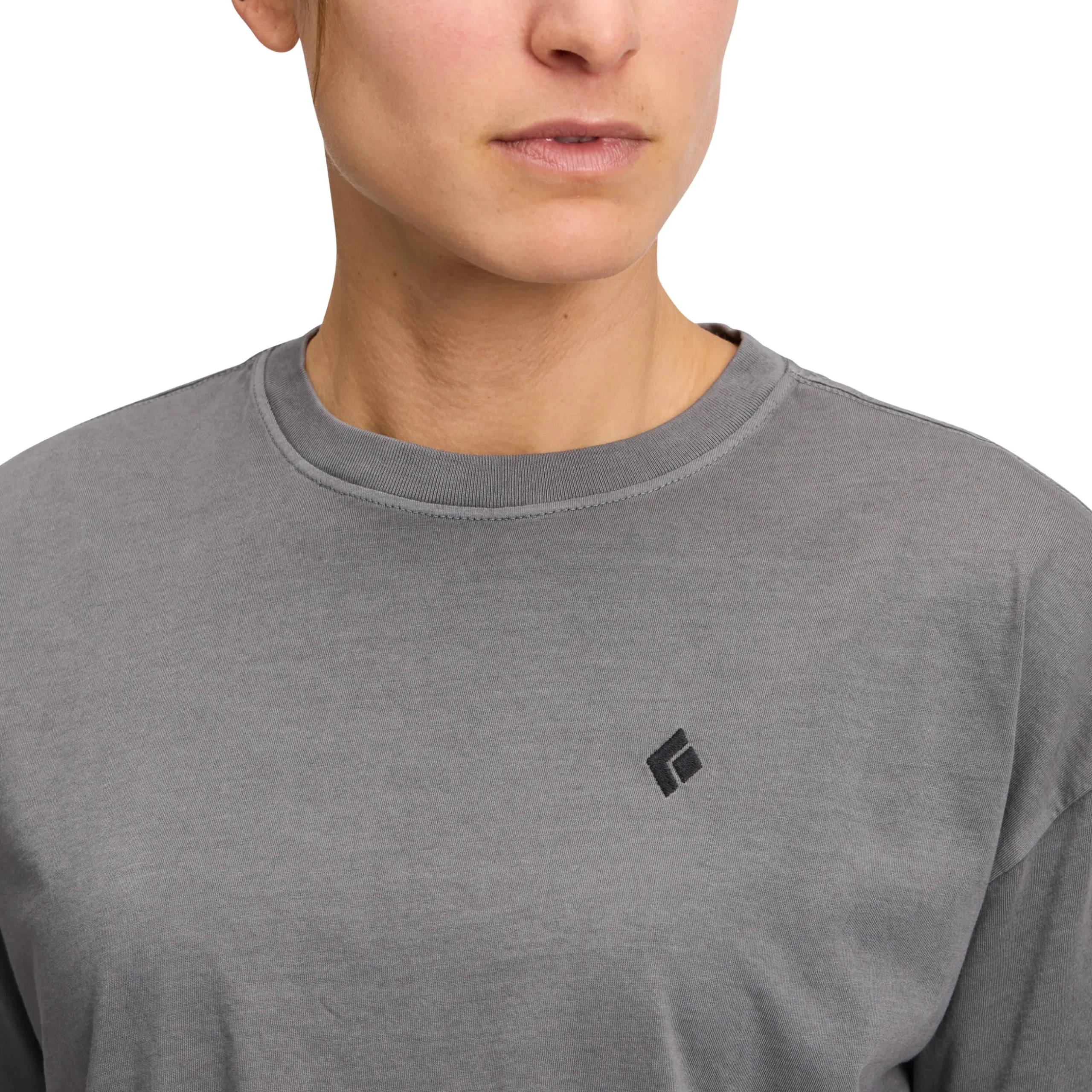 Women's Diamond Crop Short Sleeve Tee