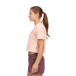 Women's Faded Crop Short Sleeve Tee